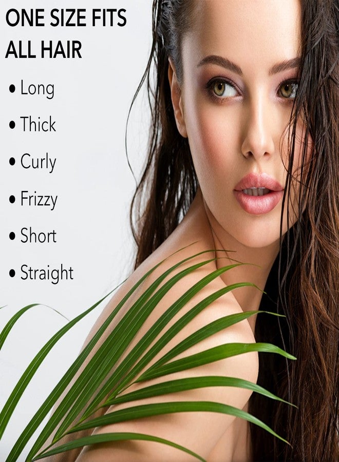 Relax Microfiber Hair Towel Wrap (Pack of 3) - Super Absorbent Anti Frizz Fast Drying Hair Turban for Curly Long Thick Hair Women’s Quick Dry Bath & Head Cap with Button 10” x 26” Hair Plopping Towel (Blue) - Image 4