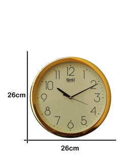 Ajanta Plastic Abstract Quartz Wall Clock - Model No.957 (260mm x 260mm x 33mm, Ivory)  - Image 3