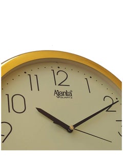 Ajanta Plastic Abstract Quartz Wall Clock - Model No.957 (260mm x 260mm x 33mm, Ivory)  - Image 2