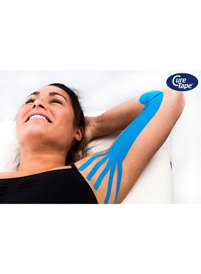 CureTape عرض مقدمة شريط العلاج الطبيعي | 4 × شريط العلاج الطبيعي العلاجي | كتاب شريط العلاج الطبيعي | مقصات متميزة | CrossPatches من CrossLinq | أفضل شريط طبي | CureTape - Image 4
