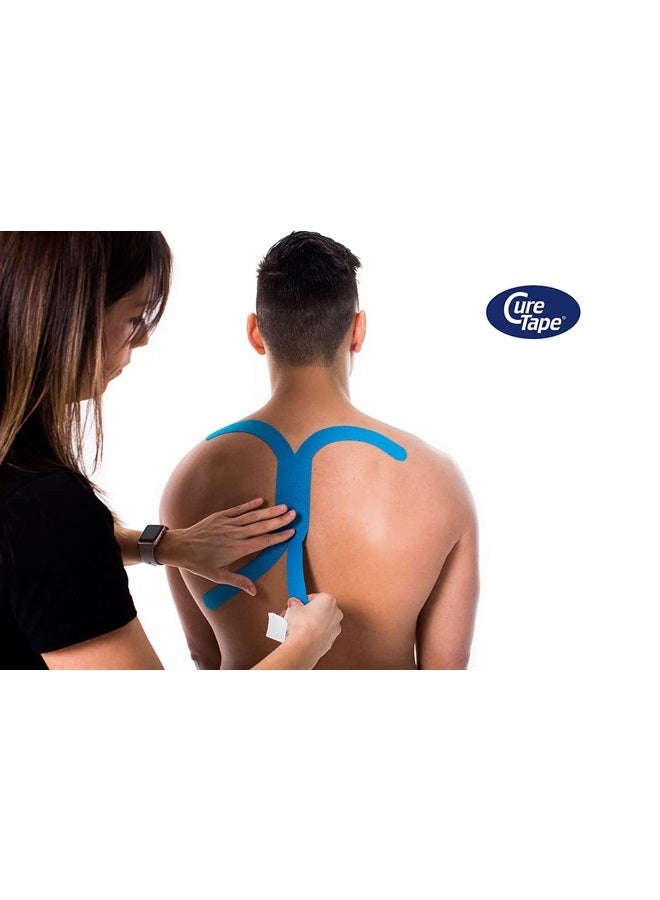 CureTape عرض مقدمة شريط العلاج الطبيعي | 4 × شريط العلاج الطبيعي العلاجي | كتاب شريط العلاج الطبيعي | مقصات متميزة | CrossPatches من CrossLinq | أفضل شريط طبي | CureTape - Image 5