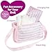 Adora Baby Doll Diaper Bag with Sturdy Straps Includes Changing Mat and 2 Doll Diapers Fits 13 Dolls Birthday Gift For Ages 3 Classic Pastel Pink - Image 4