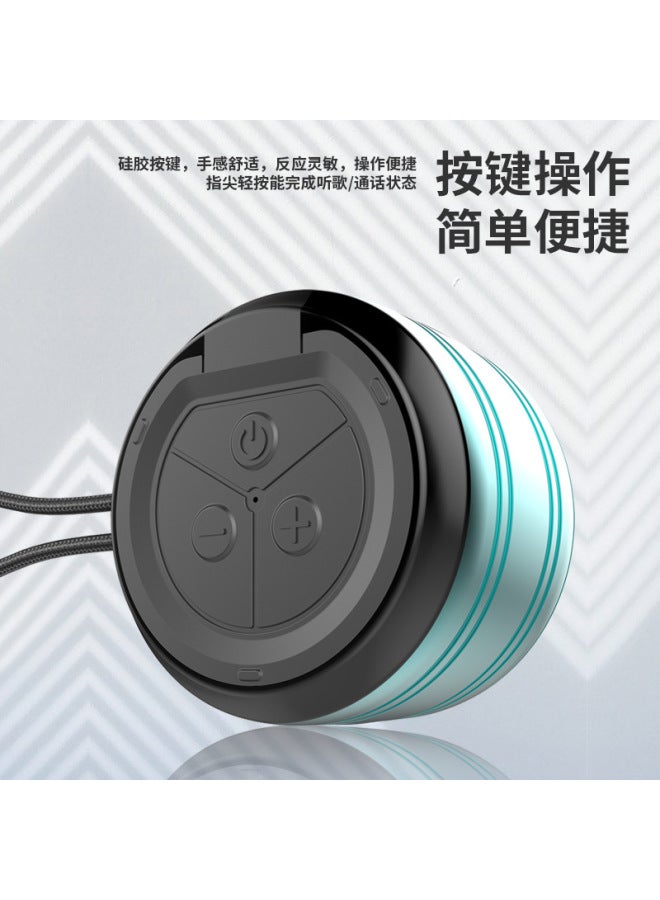 Neutral New Bluetooth Speaker Desktop Portable String Speaker Subwoofer Small Steel Cannon Noise Reduction Bluetooth Audio - Image 2