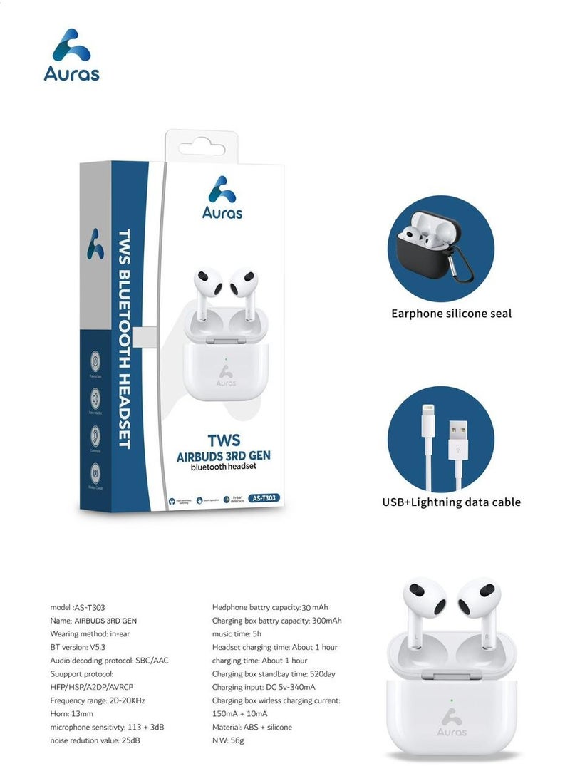 AUras - Air Pro TWS Bluetooth in-ear headphones - Image 1