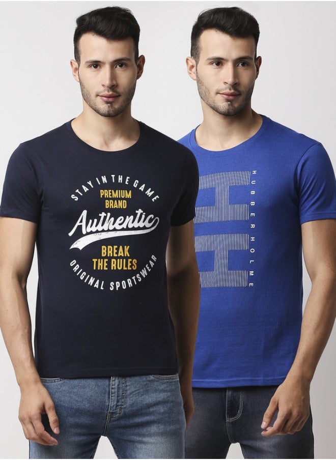 Hubberholme - Navy T-Shirt For Men - Image 1
