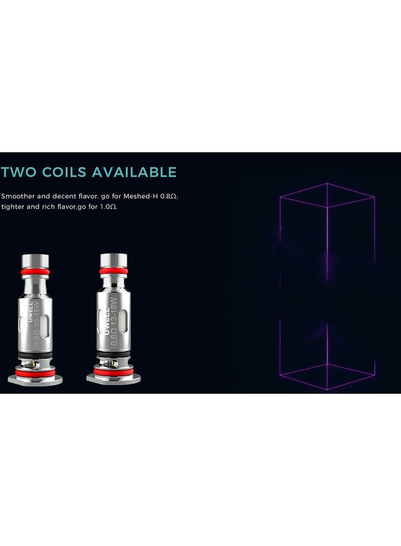 UWELL Caliburn Koko Prime Vision Translucent Black & Gold Vape Juice Refill Device Pod System E-liquid Capacity 2ML - Image 5