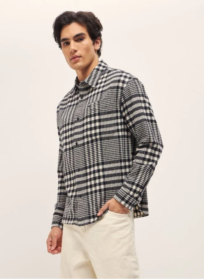 THE BEAR HOUSE Men's Shirt for Casual and Formal Wear | Classic Button-Down Style for Office, Daily Use, Travel, Events & All-Season Outfits | Versatile & Stylish Wardrobe Essential for Every Occasion