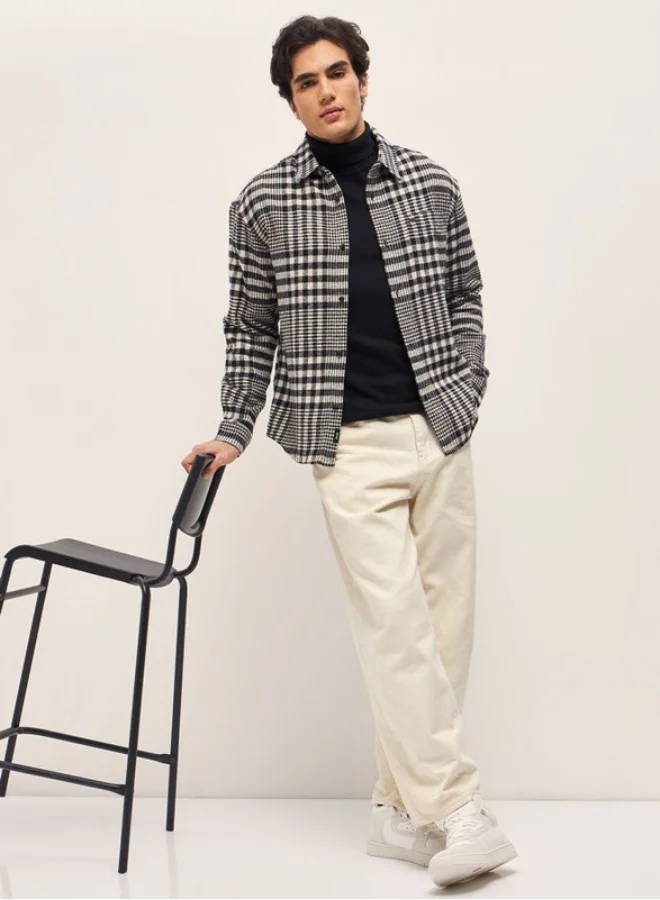THE BEAR HOUSE Men's Shirt for Casual and Formal Wear | Classic Button-Down Style for Office, Daily Use, Travel, Events & All-Season Outfits | Versatile & Stylish Wardrobe Essential for Every Occasion