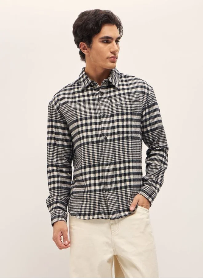 THE BEAR HOUSE Men's Shirt for Casual and Formal Wear | Classic Button-Down Style for Office, Daily Use, Travel, Events & All-Season Outfits | Versatile & Stylish Wardrobe Essential for Every Occasion