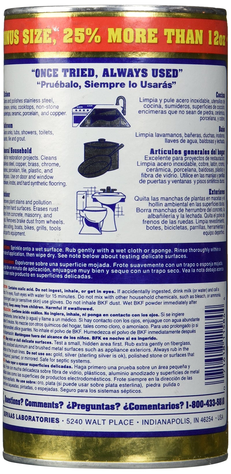 Bar Keepers Friend® Cleanser & Polish: 15 OZ - Image 2