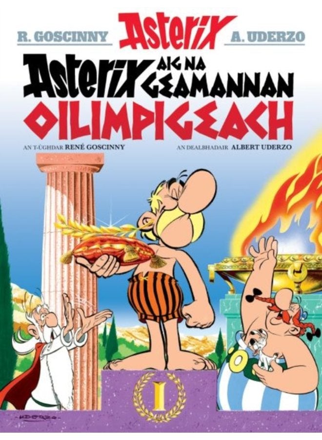Asterix aig na Geamannan Oilimpigeach - Paperback
