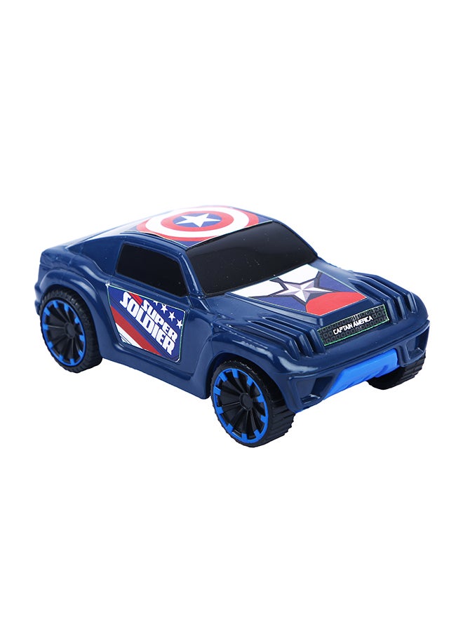 Marvel Skoodle Pull Back Mightiest SUV Captain America – Toy Vehicle for Kids Ages 3+ - Image 2