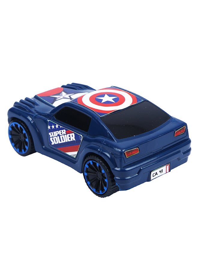 Marvel Skoodle Pull Back Mightiest SUV Captain America – Toy Vehicle for Kids Ages 3+ - Image 3