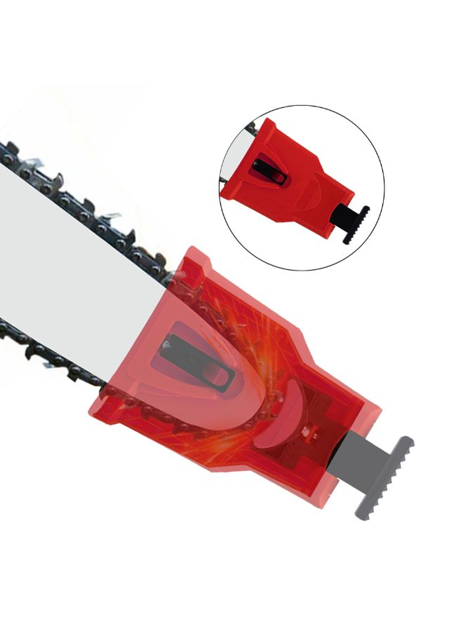 NIBEMINENT Professional Saw Chain Sharpening Tool Red 0.32kg - Image 5