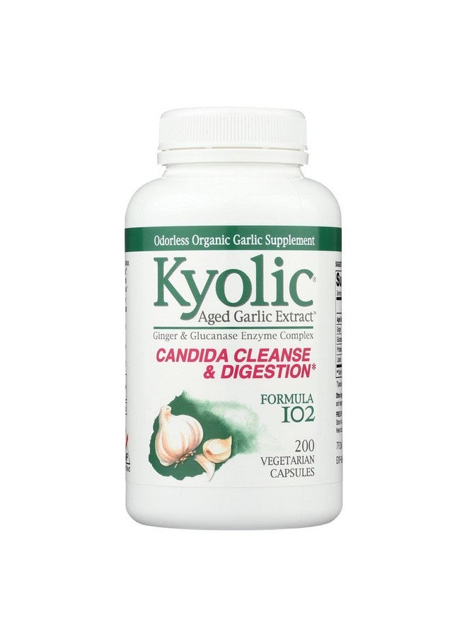 Kyolic #102 Garlic W/Enzyme Veg 200 Cap - Image 1