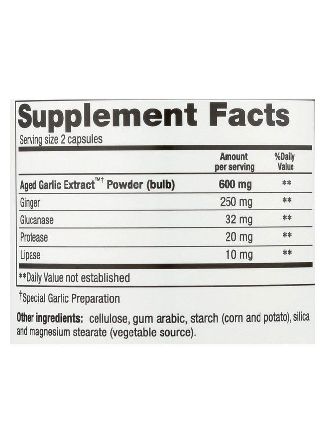 Kyolic #102 Garlic W/Enzyme Veg 200 Cap - Image 2