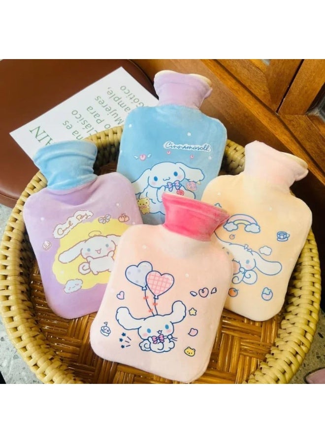 إسكدنيا SAFENHAND Hot Water Bottle with Soft Cover Classic Rubber Hot Water Bag for Cramps, Neck, Shoulders Pain Relief, Hot Cold Pack for Hot and Cold Therapy and Feet Warmer 1000ml (BBB) - Image 4