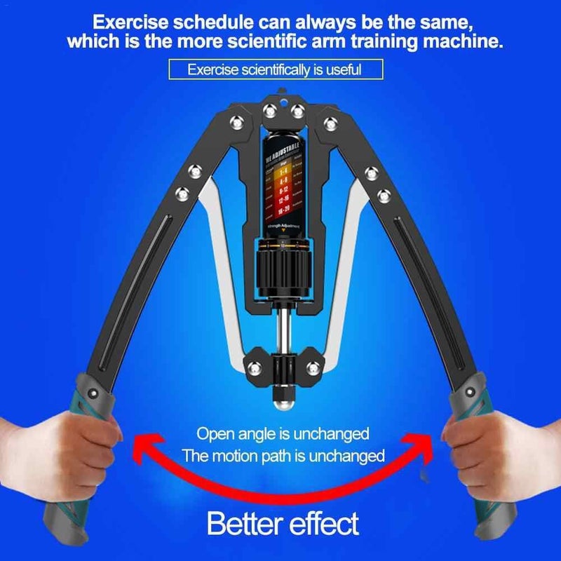 EAST MOUNT Twister Arm Exerciser - Adjustable 22-440lbs Hydraulic Power for Home Chest and Shoulder Training - Image 5