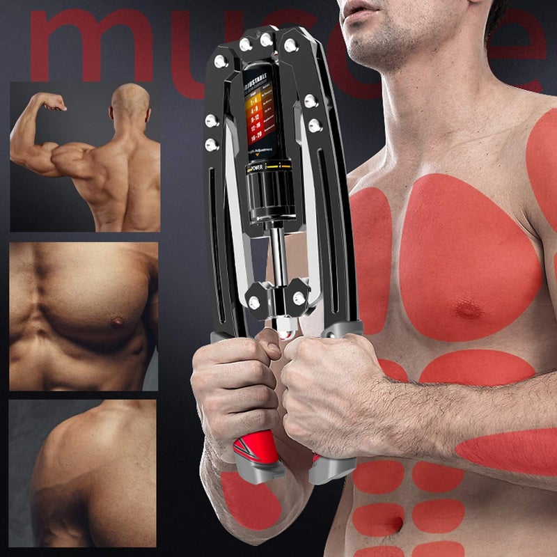 EAST MOUNT Twister Arm Exerciser - Adjustable 22-440lbs Hydraulic Power for Home Chest and Shoulder Training - Image 2