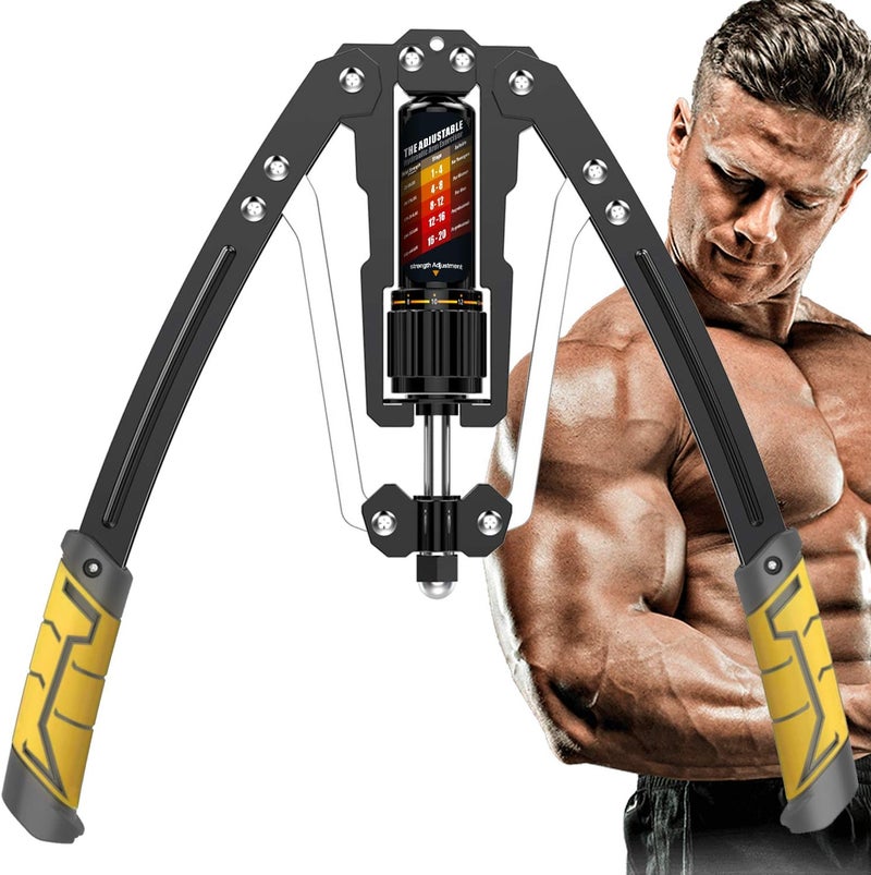 EAST MOUNT Twister Arm Exerciser - Adjustable 22-440lbs Hydraulic Power for Home Chest and Shoulder Training - Image 1