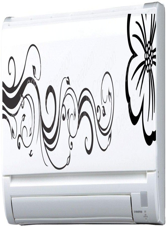 Decals Creation™ AC Sticker Fridge Sticker Wall Sticker Split Ac Stickers Air Conditioner Sticker Standard Size