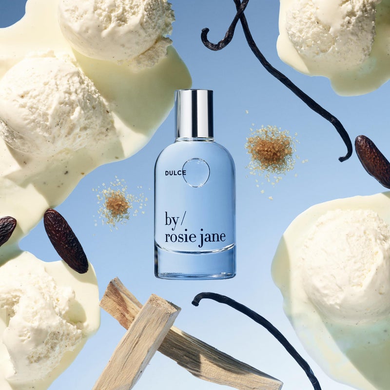 By Rosie Jane Eau De Parfum Spray (Dulce) - Clean Perfume for Women - Non-Toxic Body Mist with Notes of Creamy Vanilla, Brown Sugar & Warm Hinoki Wood - Paraben, Sulfate & Phthalate Free (50ml) - Image 2