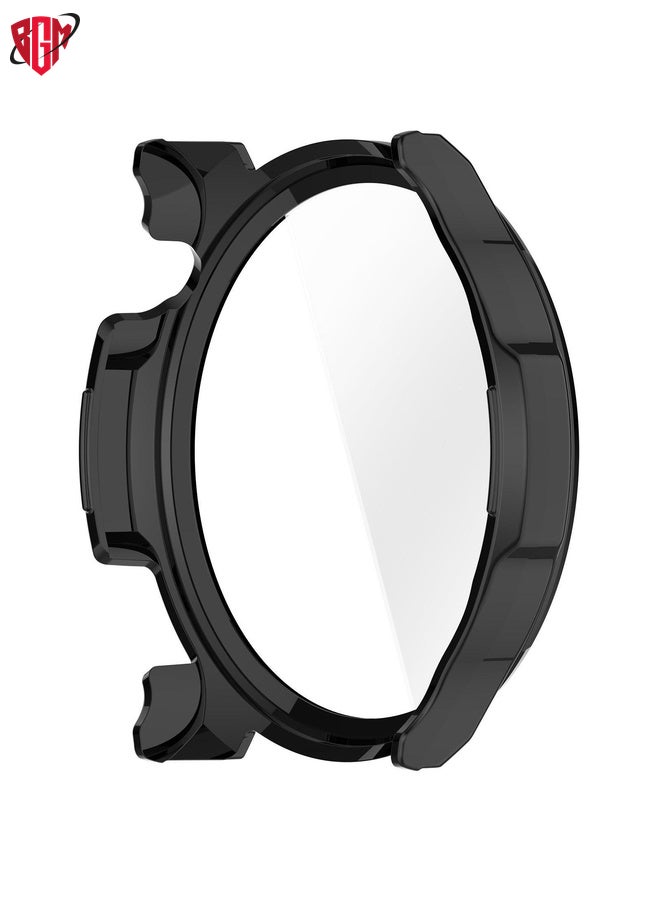 BGM For Amazfit Balance 2 Tempered Film Integrated PC Watch Protective Case(Black)  - Image 5
