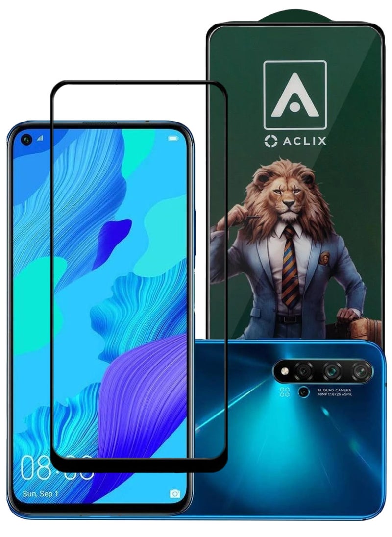 ACLIX Antistatic ESD Dustproof Premium Quality High Definition Tempered Glass Screen Protector Designed For Huawei nova 5T - Image 1