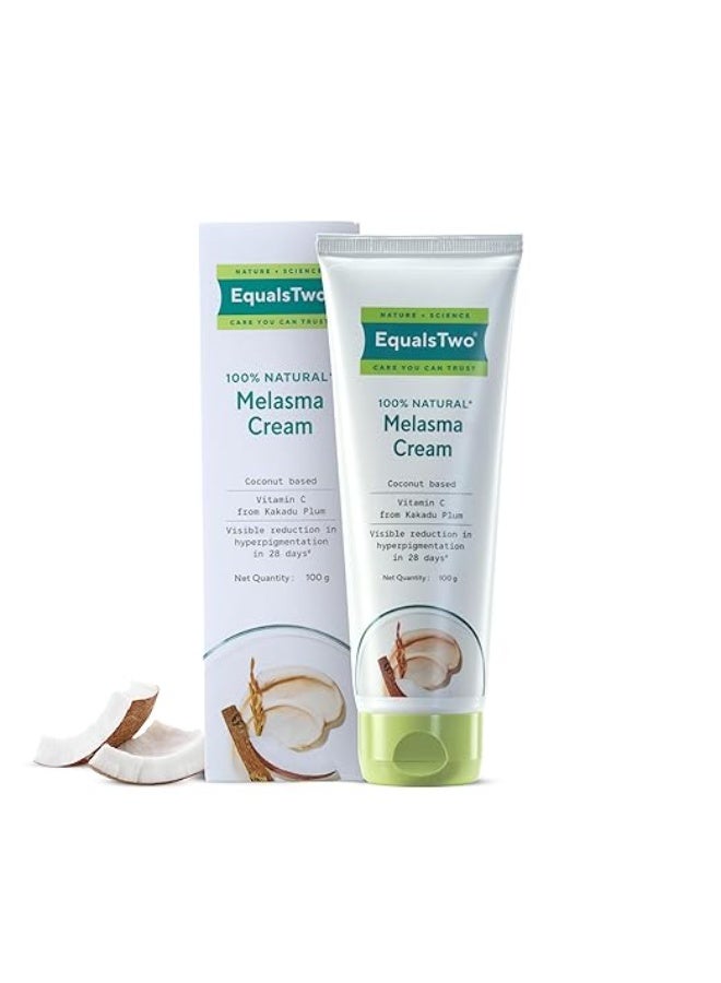EQUALSTWO Melasma Dark Spot & Pigmentation Removal Cream 100g | Skin Brightening for Even Tone | With Rice Bran, Kakadu Plum, Licorice Root & Marshmallow - Image 1