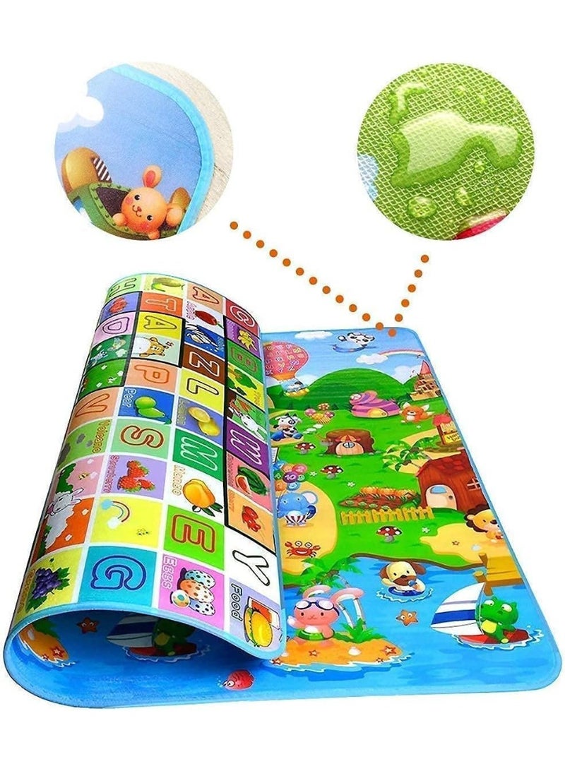 Educational Play Mat, Multi-Colored and Shaped, Printed with Animals and Numbers, for Home and Nursery 200cm*170cm  - Image 2