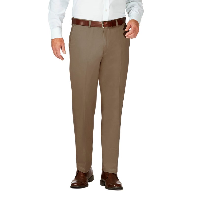 Haggar Men's Work To Weekend No Iron Flat Front Pant Reg. And Big & Tall Sizes - Image 5