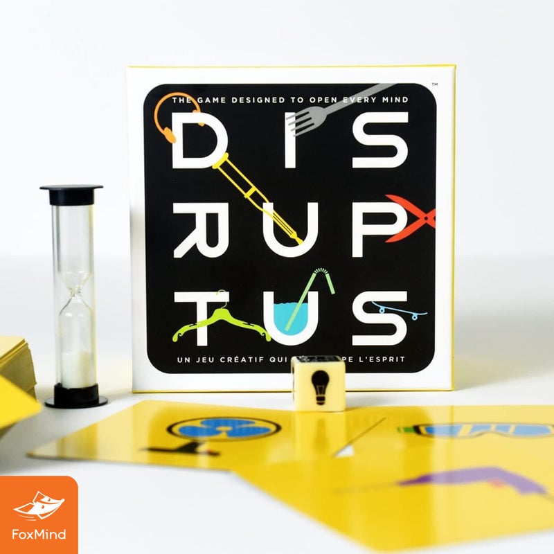 FoxMind Games Foxmind, Disruptus, Mind Card Dice Game, Fun and Exciting Activity for Family and Friends - Image 2