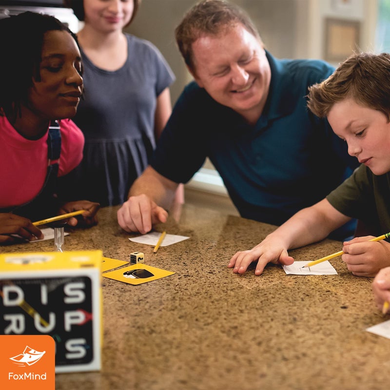 FoxMind Games Foxmind, Disruptus, Mind Card Dice Game, Fun and Exciting Activity for Family and Friends - Image 4