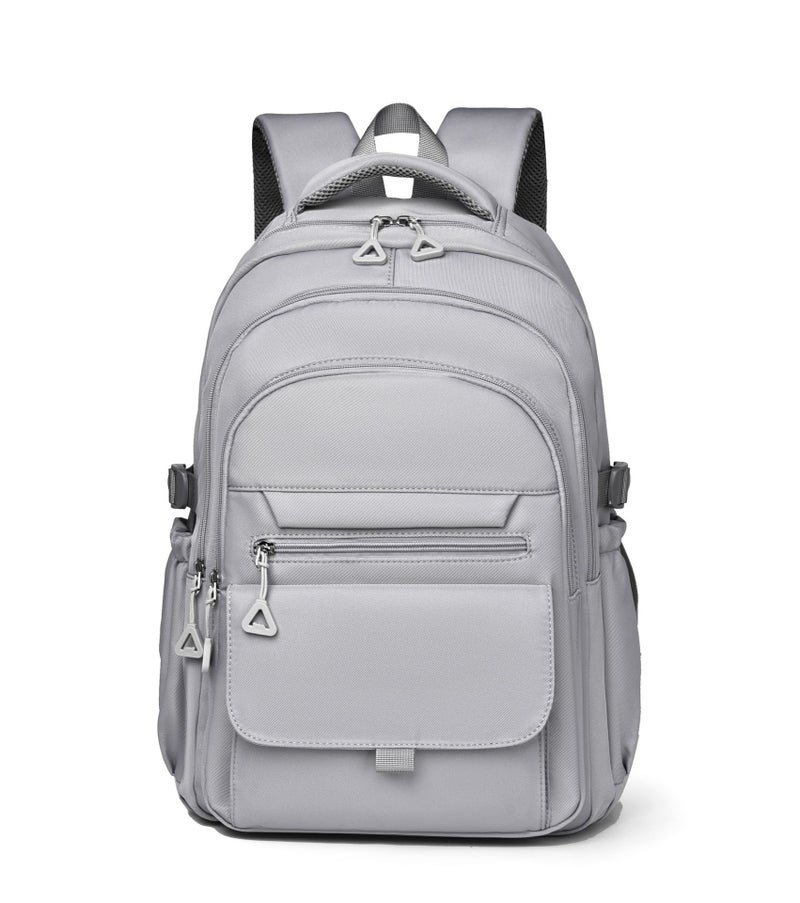 Student Backpack For Men And Women, Multi-Pocket, Multi-Functional, Large-Capacity, Korean Style Couple School Bag, Good Weight-Bearing, Simple Bag - Image 1