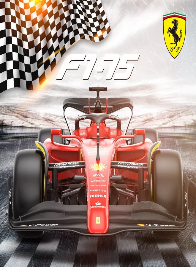 راستار سيارة راستار F1 | سيارة لعبة فيراري F1-75 تعمل بجهاز تحكم عن بعد بمقياس 1:12، سيارة فيراري F1 RC للأولاد والأطفال والكبار، سيارة تشالنجر F1 موديل 2022، بتردد 2.4 جيجاهرتز - Image 2