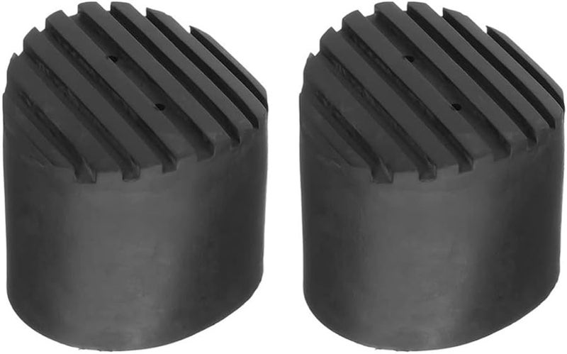 2Pcs Black Ladder Foot Cover Non Slip Rubber Tips Replacement Pads Home Supplies - Image 1