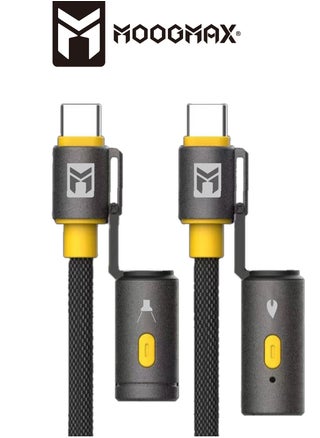 1M Type-C data and charging cable made of non-cutting fabric with a charging power of up to 60W and data transfer of 480 Mbps, equipped with lighting and an electric lighter that works when the cable is connected to a power source, suitable for camping, compatible with iPhone 15 and 16, Samsung and other phones that support Type-C - pzsku/Z1DFCB23BAA2A3E3108C8Z/45/_/1725780494/21f29cf3-6eae-448c-98a4-052ef0351b31