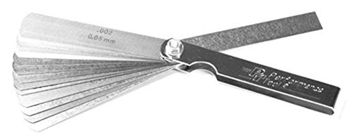 Performance Tool W131C Precision Feeler Gauge Set with 3-Inch Steel Rule - Decimal and Metric Sizes - SAE Sizes 002-025-Inch and Metric Sizes 05- 63 mm - Image 3