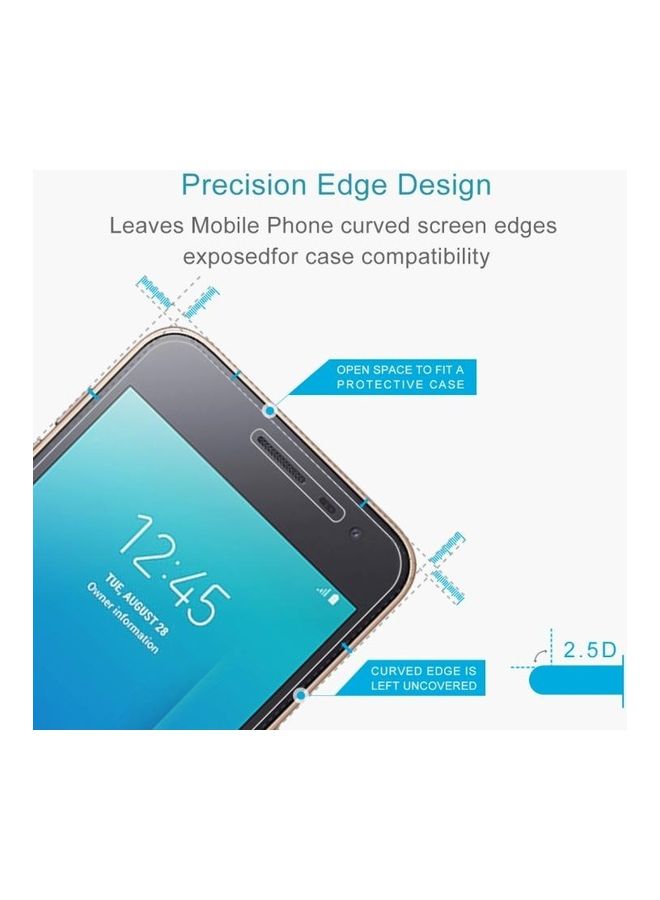 NIBEMINENT 9H 2.5D Explosion-Proof Tempered Glass Screen Protector for Samsung Galaxy J2 Core 0.26mm Clear - Image 3