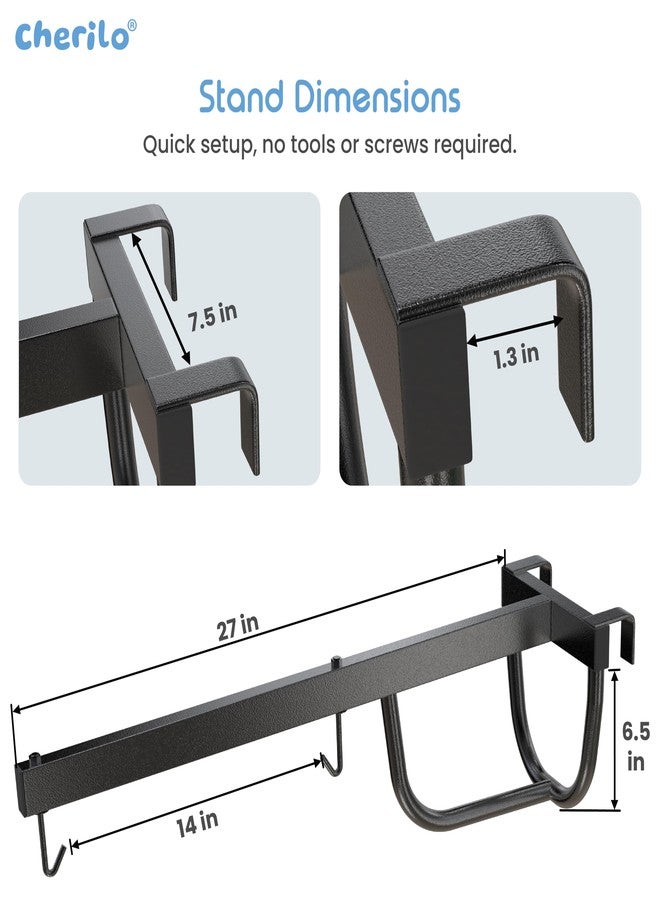 Cherilo Baby Swing Cradle(Jhula) with Mosquito Net, Spring Hanger & Metal Window Cradle Stand - White Abstract - Full Set - Image 3