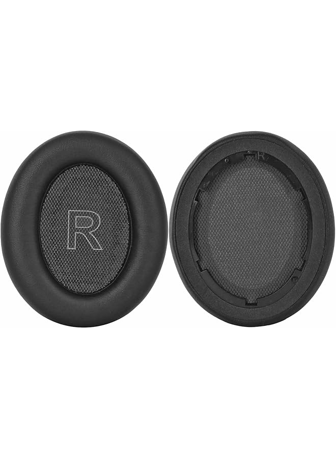 إيروريكس وسائد أذن بديلة لسماعات Soundcore Life Q10 وQ10 Life 2 Neo Bt مع جلد بروتين ناعم وإسفنجة ذاكرة Q10 باللون الأسود - Image 3