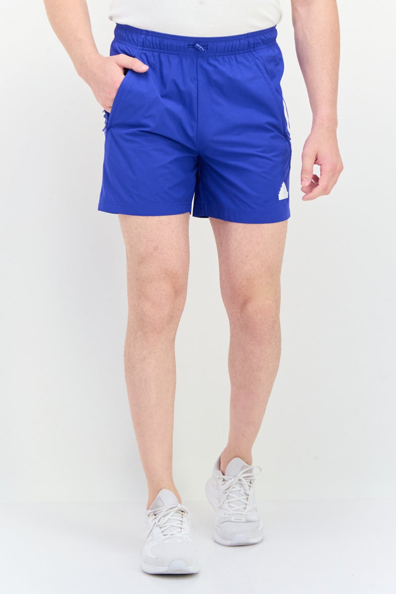 Adidas Men Sportswear Fit Outdoor Shorts, Blue  - Image 1