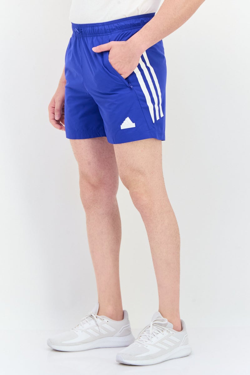 Adidas Men Sportswear Fit Outdoor Shorts, Blue  - Image 4