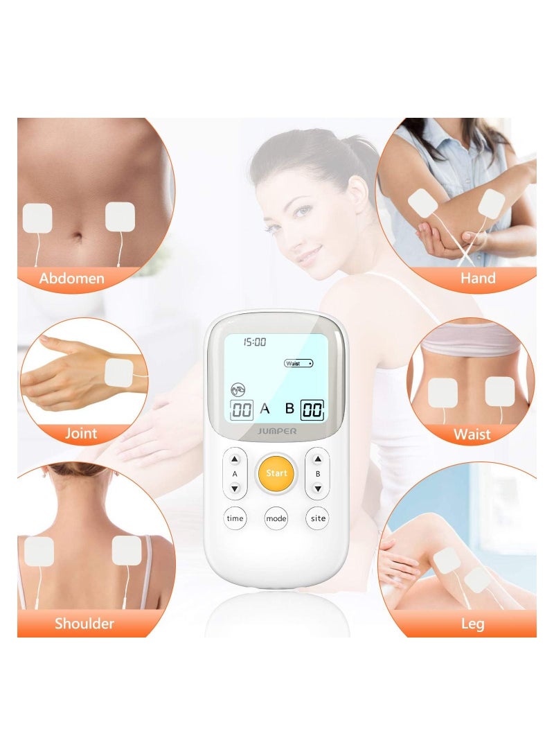 jumper Dual Channel Tens Machine Therapy Device for Pain Management with 5 Massage Programs - Image 2