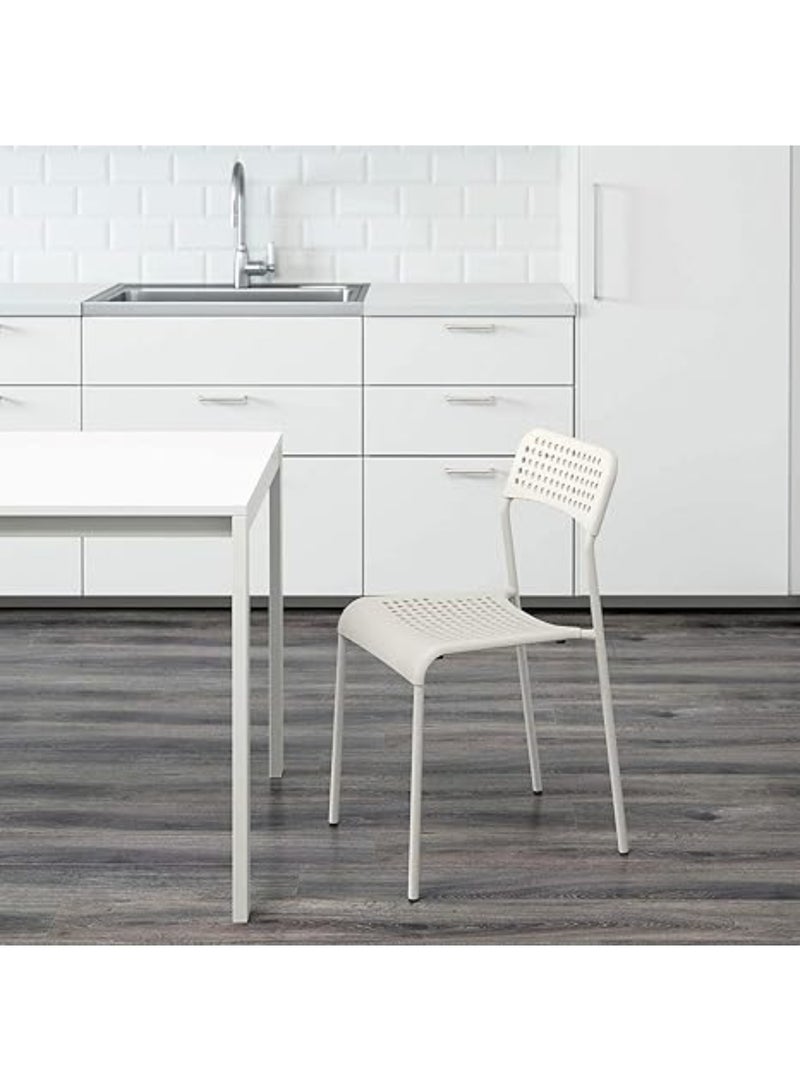 ماس كرسي طعام عصري ,  كرسي متعدد الاستخدامات , بتصميم راقي مع ارجل إستيل معدنية للمطبخ وغرفة الطعام وغرفة النوم وغرفة المعيشة وللكافيه تصميم بسيط وفريد ومثالي لجميع أنواع ديكور المنزل - Image 5