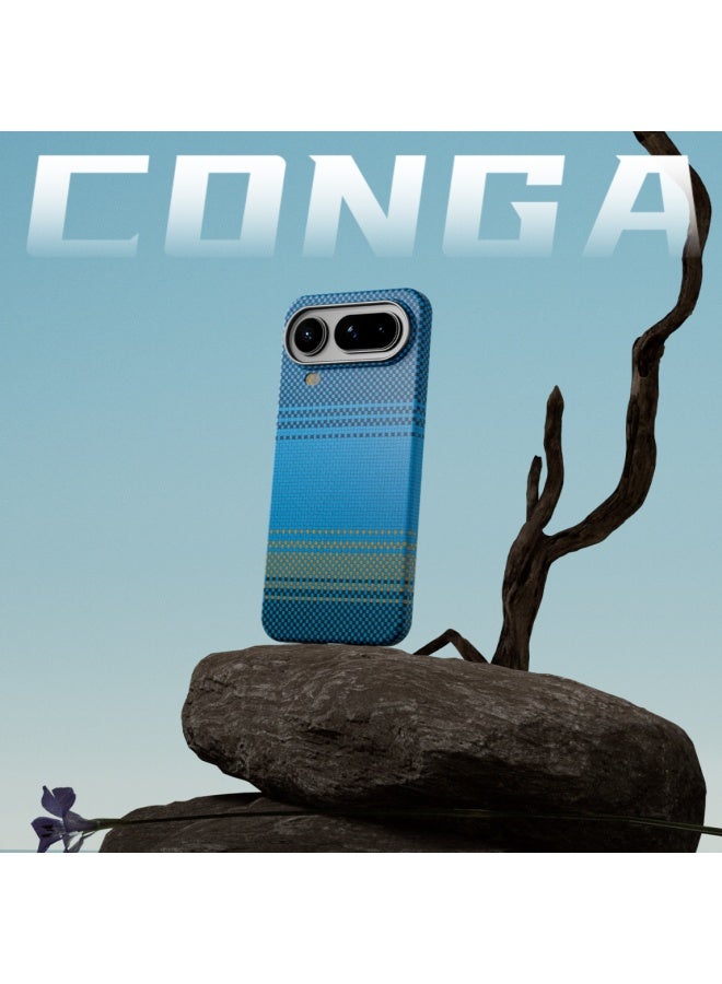 Conga غطاء واقي من ألياف كيفلار أراميد لجهاز Honor Magic8 Pro Air، غلاف صلب فائق النحافة، مقاوم للسقوط، يبدد الحرارة مع نسيج ناعم وفتحات دقيقة. - Image 3