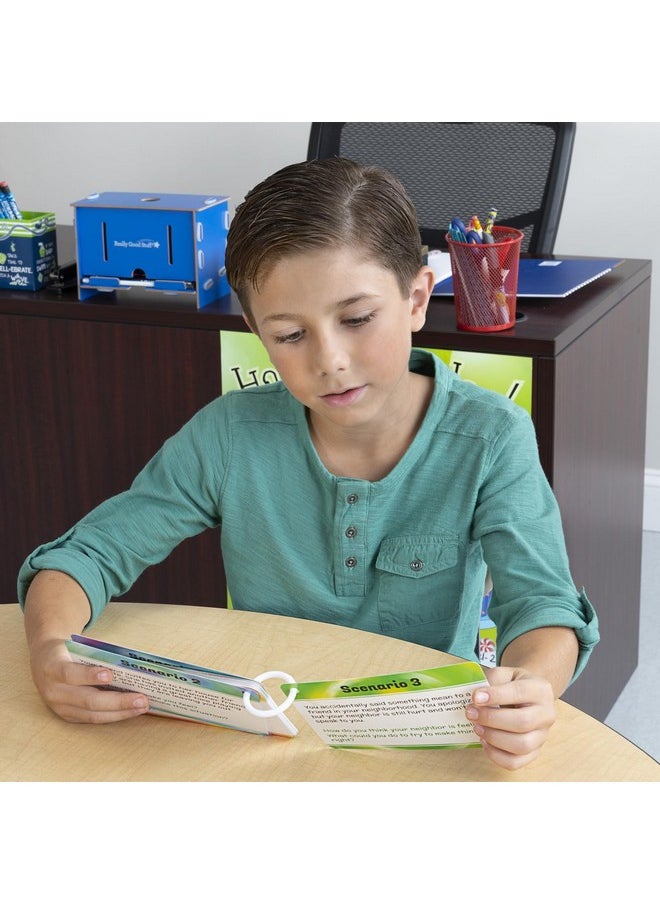 Really Good Stuff Social Skills Discussion Cards - Set Of 20 Conversation Cards For Kids - Social Emotional Learning Activities For Understanding Social Rules And Developing Essential Social Skills  - Image 5