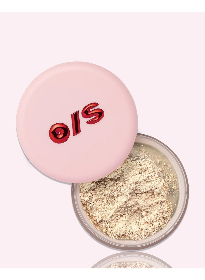 One size ONE/SIZE OIS Ultra Peach Setting Powder – Brightening Loose Face Powder for Makeup Setting, Oil Control & Smooth Blur Finish - Image 1