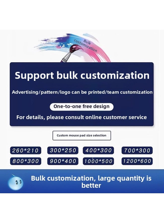Computer Mouse Pad Oversized Keyboard Notebook To Figure Size E-sports Game Mouse Table Pad-Color:700x300mm-3mm-Pattern:Splash Ink Jackie Chan  - Image 5