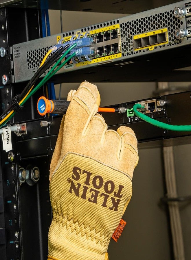 Klein Tools 85613INS Mini Precision Screwdriver Set, 1000V Rated Insulated Screwdrivers, #1 Phillips, 3/32, 1/8-Inch Slotted Tips, 3-Piece - Image 3